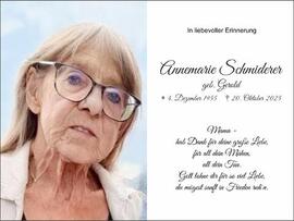 Schmiderer, Annemarie
