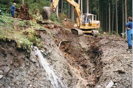 Wasser-Quellenfassung am Rinnerberg  1988/89