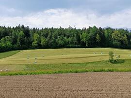 Heuernte (Heuballen)  im &quot;Hofer Stiegl&quot;
