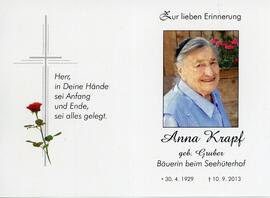 Krapf, Anna Bäuerin beim Seehüterhof