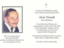 Triendl, Alois  "Schwoapferbauer"