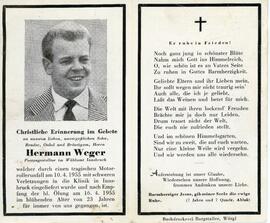 Weger, Hermann Postangestellter im Wählamt Innsbruck