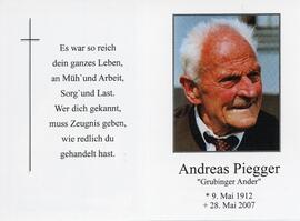 Piegger, Andreas &quot;Grubinger Ander&quot;