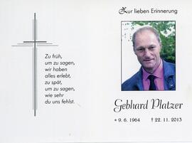 Platzer, Gebhard