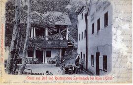 Ansichtskarte Gasthaus &quot;Oberlavierenbad&quot;