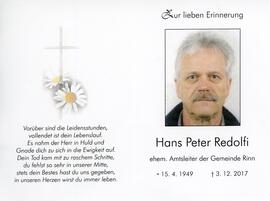 Redolfi, Hans Peter