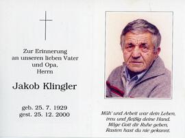 Klingler, Jakob