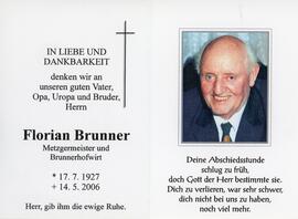 Brunner, Florian Metzgermeister und Brunnerhofwirt
