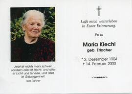 Kiechl, Maria