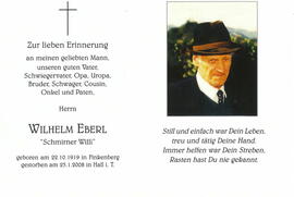 Eberl, Wilhelm  &quot;Schmirner Willi&quot;
