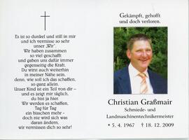 Graßmair, Christian Schmiede- und Landmaschinentechnickermeister