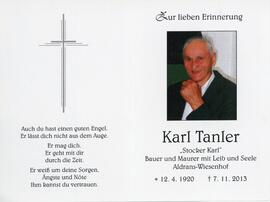 Tanler, Karl &quot;Stocker Karl&quot;