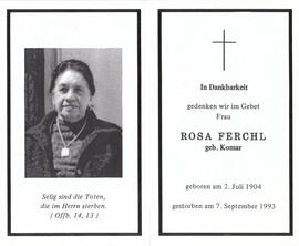 Ferchl, Rosa