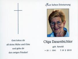 Daxenbichler, Olga