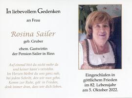 Sailer Rosina