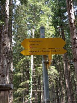 Wegweiser Rinnerberg