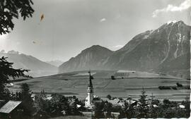 Ansichtskarte von Rinn  Richtung Westen mit Rinnerbichl