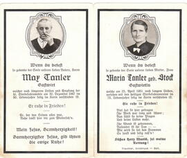 Tanler, Max  Gatswirt und Tanler, Maria  Gastwirtin