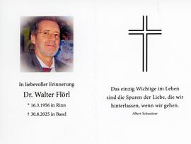 Flörl, Walter Dr.