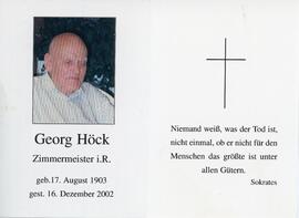 Höck, Georg Zimmermeister i.R.