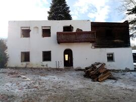 altes &quot;Walzern&quot; Haus bei Abbruch