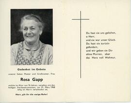 Gapp, Rosa