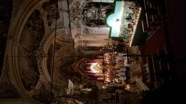 Rinner Kirche während der Christmette 2021