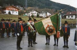 Schützen: Fähnrich Weger Bernhard, Fahnenbegleiter Roman Schmiderer