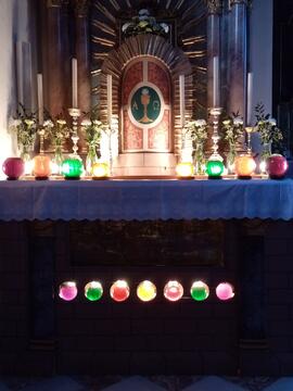 Ostergrab in der Kirche Judenstein