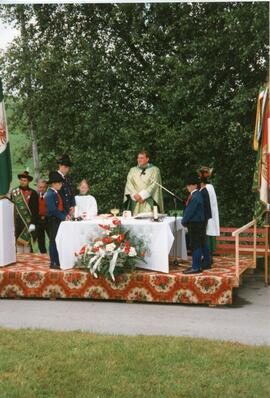 Bezirksschützenfest,  Schützenkurat Pfarrer Seidner Ernst