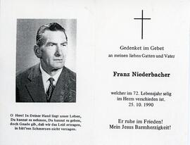 Niederbacher, Franz