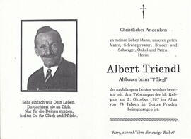 Triendl, Albert  Altbauer beim "Pfliegl"