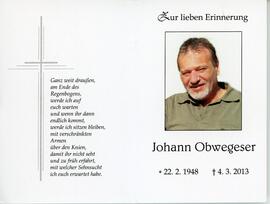 Obwegeser, Johann