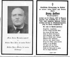 Falkner Franz Bienenzüchter, 1897 - 1960