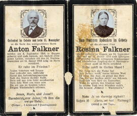 Falkner Anton 1848 - 1918, Falkner Rosina 1853 - 1918