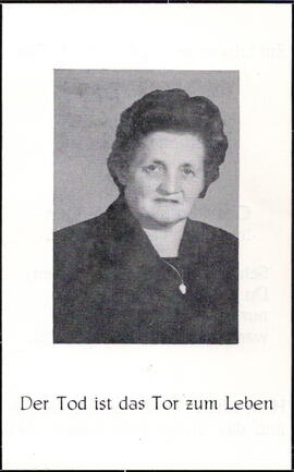 Heiss Antonia 1911 - 1988