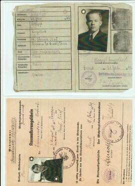 Ausweis und Ausmusterungsschein 2. Weltkrieg