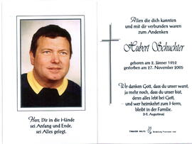 Schuchter Hubert 1952 - 2005