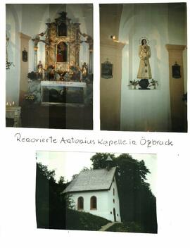 Renovierte Antonius Kapelle in Ötzbruck