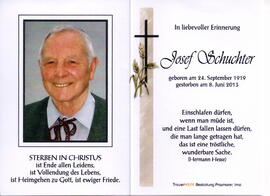 Schuchter Josef, 1919 - 2013