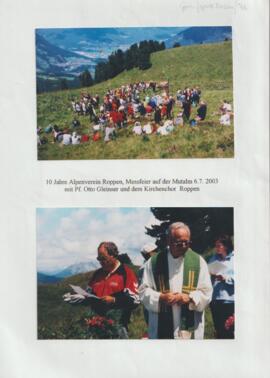 10 Jahre Alpenverein Roppen