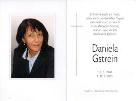 Gstrein Daniela 1961 - 2015