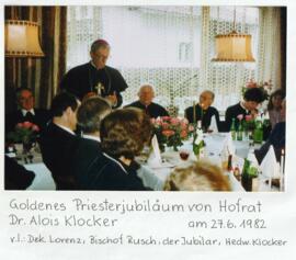 Goldenes Priesterjubiläum von Hofrat Dr. Alois Klocker