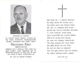 Eiter Hermann ÖBB-Pensionist 1902 - 1975