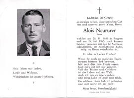 Neururer Alois 1896 - 1965