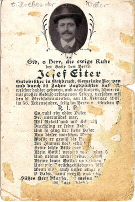 Eiter Josef Gutsbesitzer 1851 - 1907