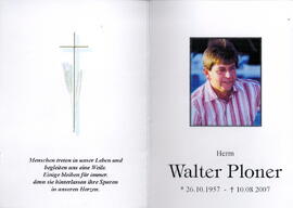 Ploner Walter 1957 - 2007
