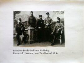 Schuchter Brüder im Ersten Weltkrieg