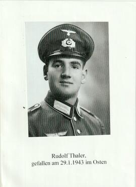 2. Weltkrieg - Rudolf Thaler