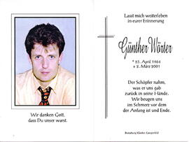 Wörter Günther 1964 - 2001